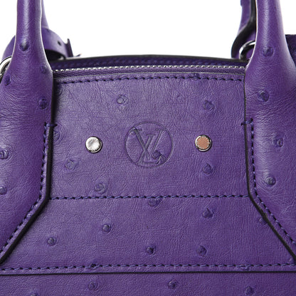Louis Vuitton Ostrich City Steamer PM Amethyst 9 of 9