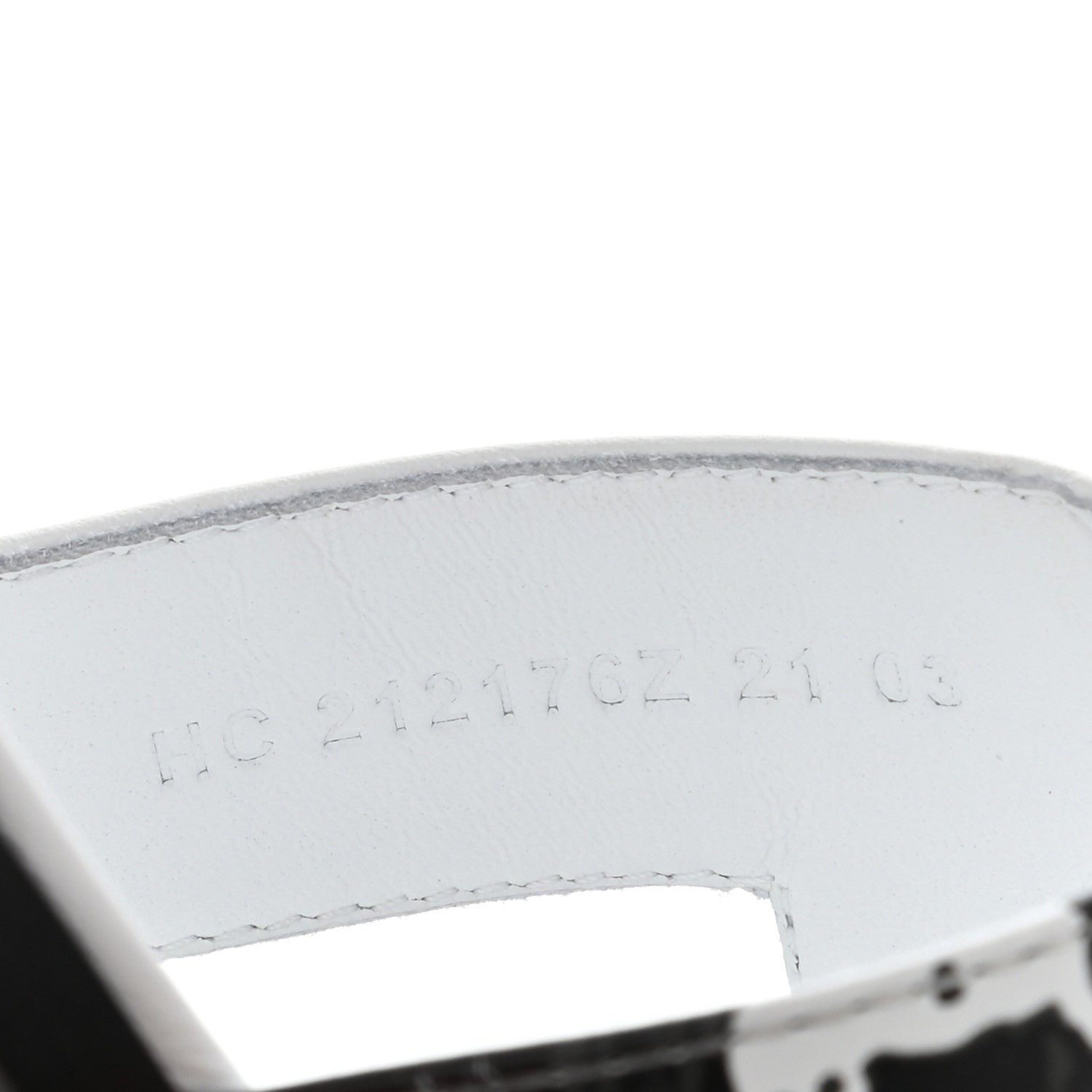Hermes Calfskin Peinture Fraiche Oran Sandals 40 White Black 7 of 8