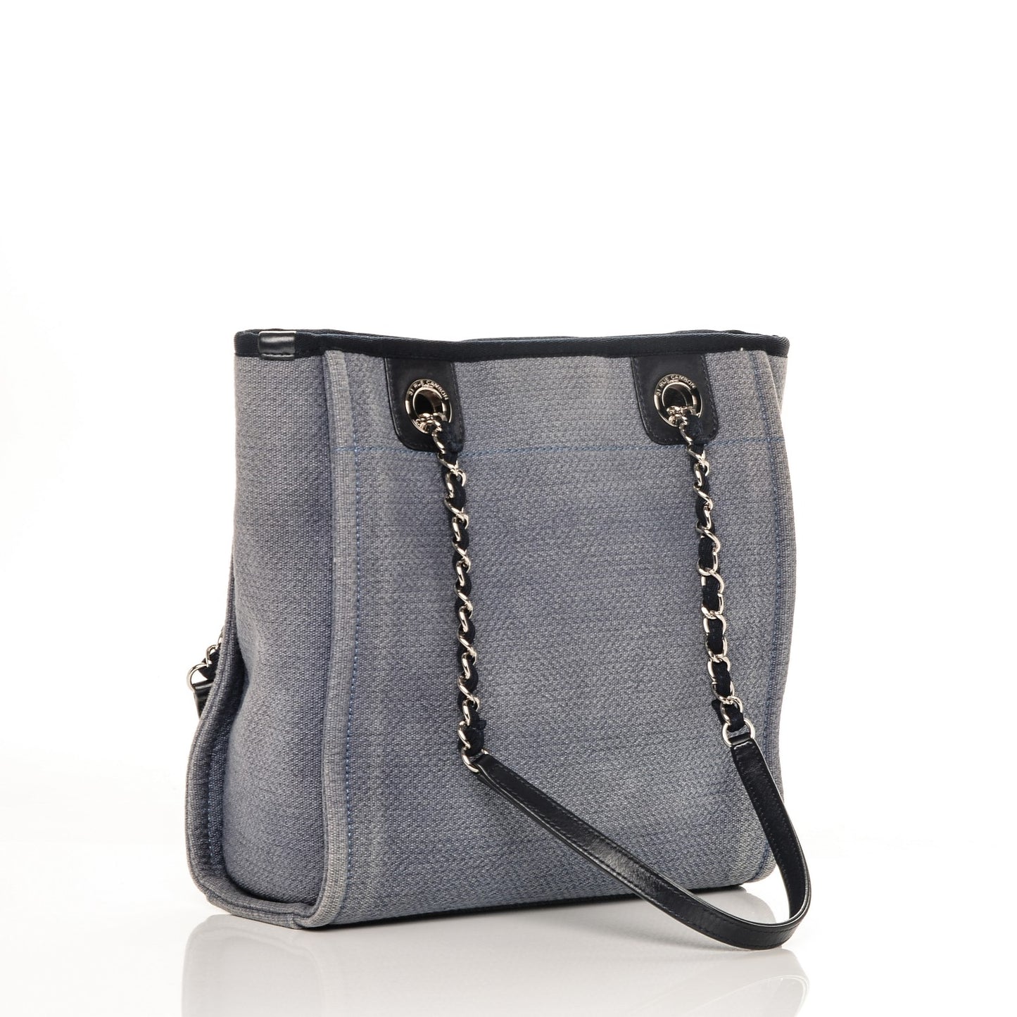 Canvas Mini Deauville Tote Denim Blue