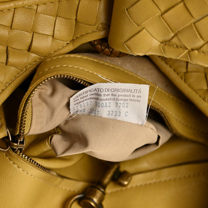 Bottega Veneta Nappa Intrecciato New Ball Hobo Moutarde 9 of 13