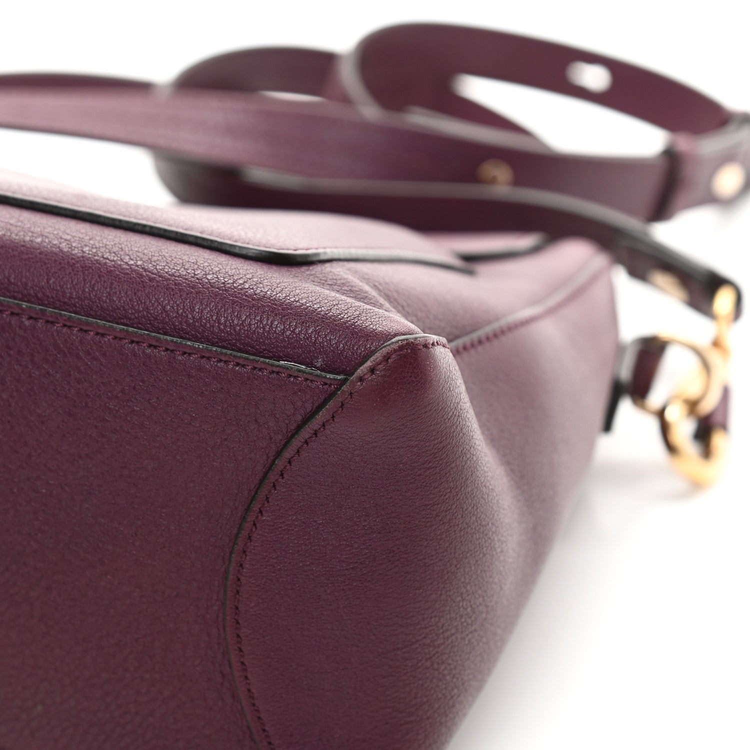 Chloe Calfskin Small Faye Day Shoulder Bag Intense Violine 10 of 17