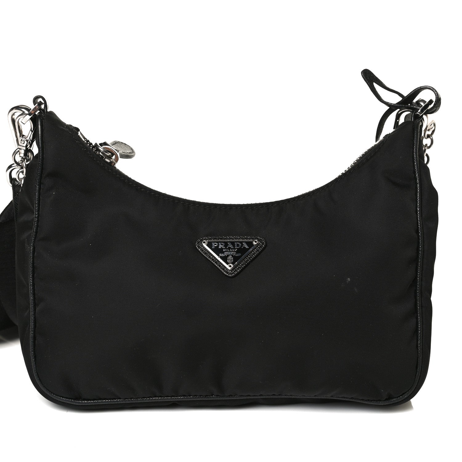 Prada Nylon Re-Edition 2005 Shoulder Bag Black 7 of 15