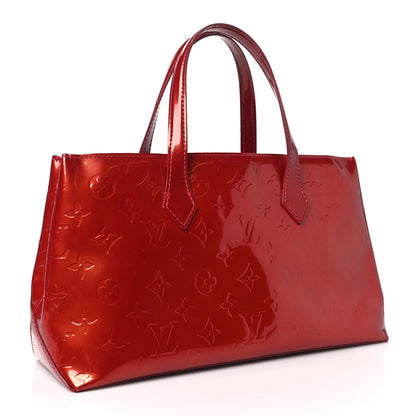 Louis Vuitton Vernis Wilshire PM Pomme D'Amour 3 of 10