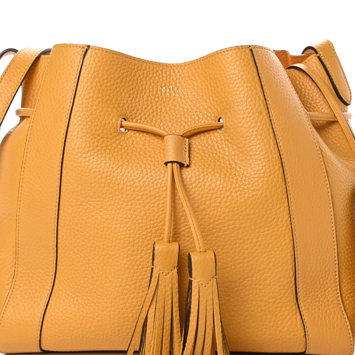 Mulberry Heavy Grain Calfskin Small Millie Deep Amber 9 of 12