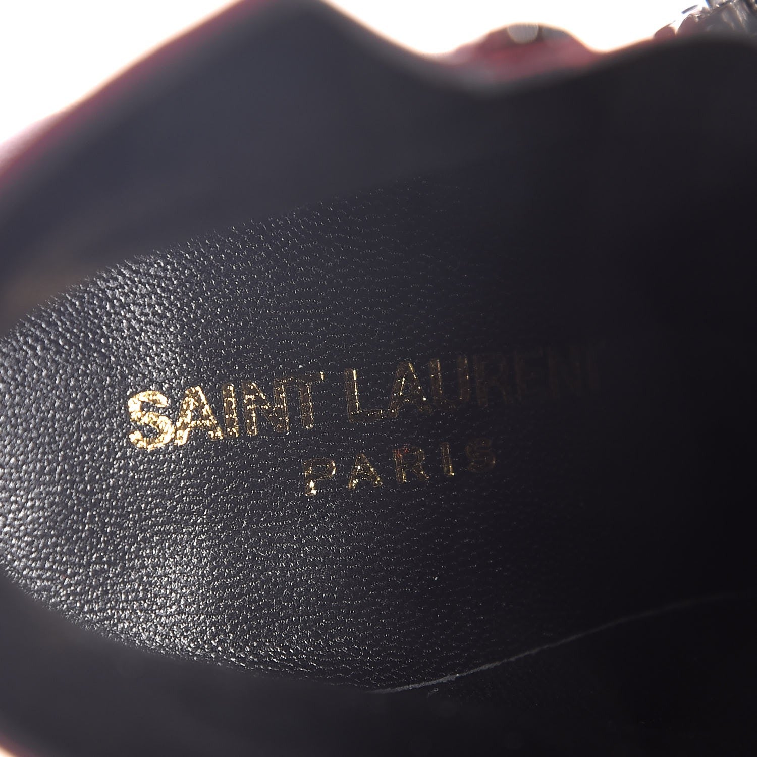 Saint Laurent Calfskin Niki Zip Boots 36 French Burgundy 7 of 9