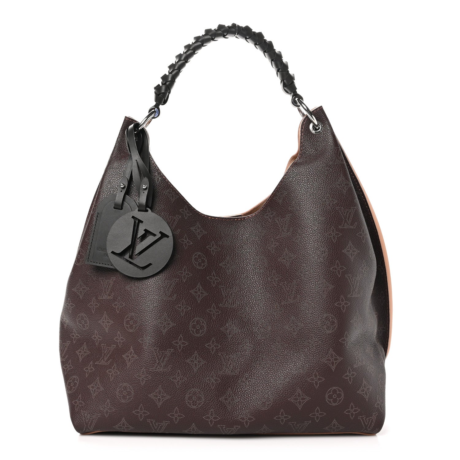 Louis Vuitton Mahina Carmel Hobo Chocolate 1 of 9