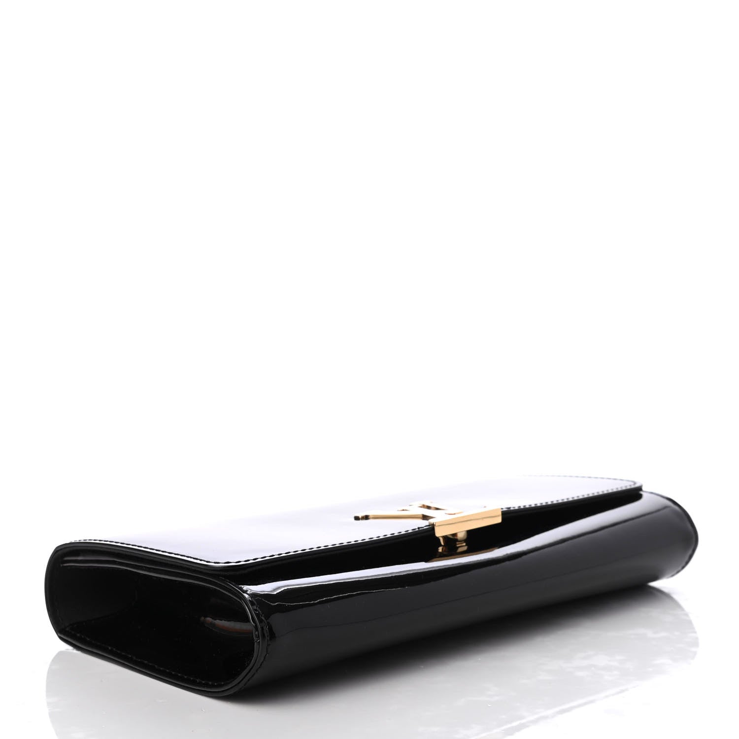 Louis Vuitton Patent Louise EW Clutch Black 4 of 7