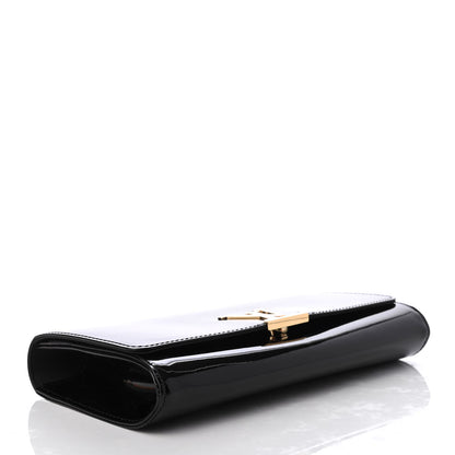 Louis Vuitton Patent Louise EW Clutch Black 4 of 7