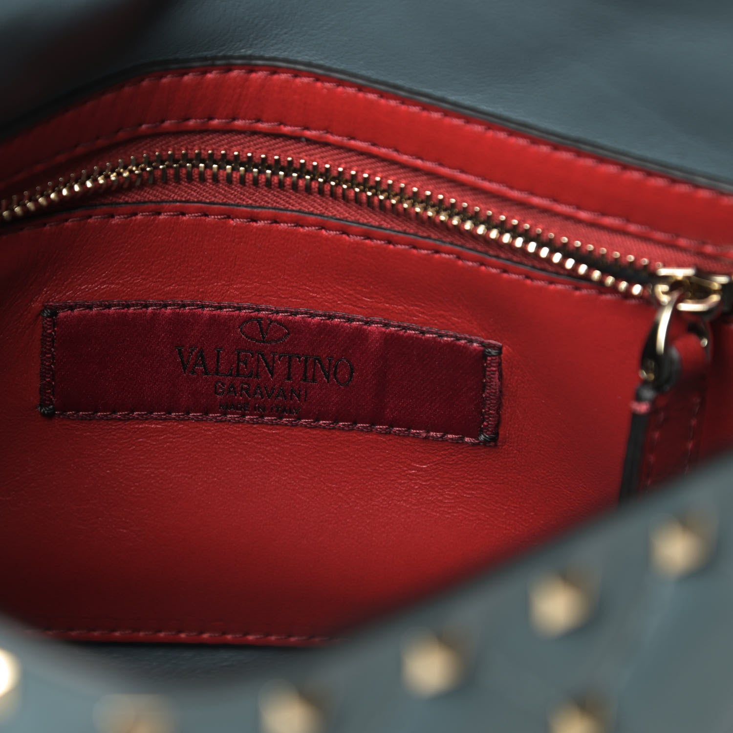 Valentino Garavani Nappa Medium Rockstud Spike Shoulder Bag Giada 6 of 12