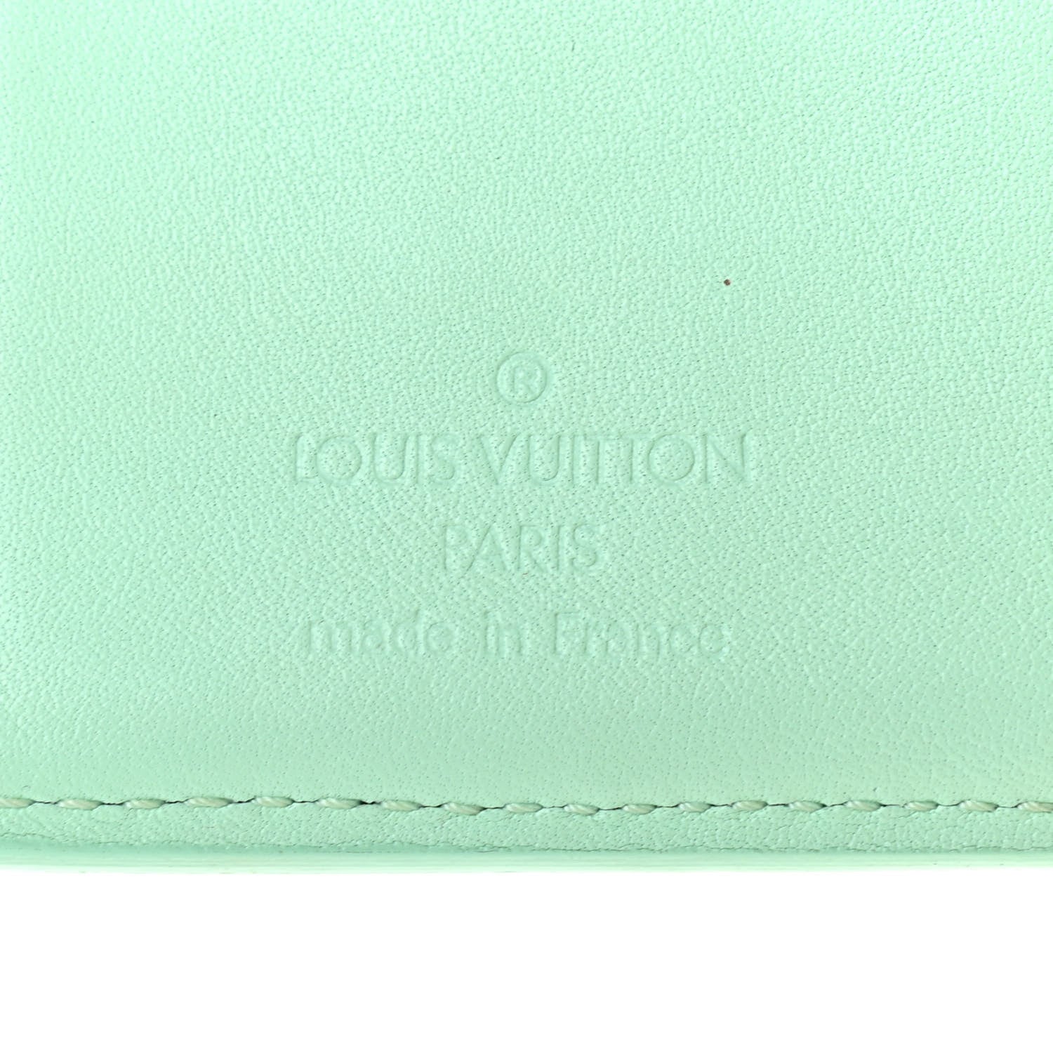 Louis Vuitton Vernis French Purse Wallet Peppermint 6 of 7
