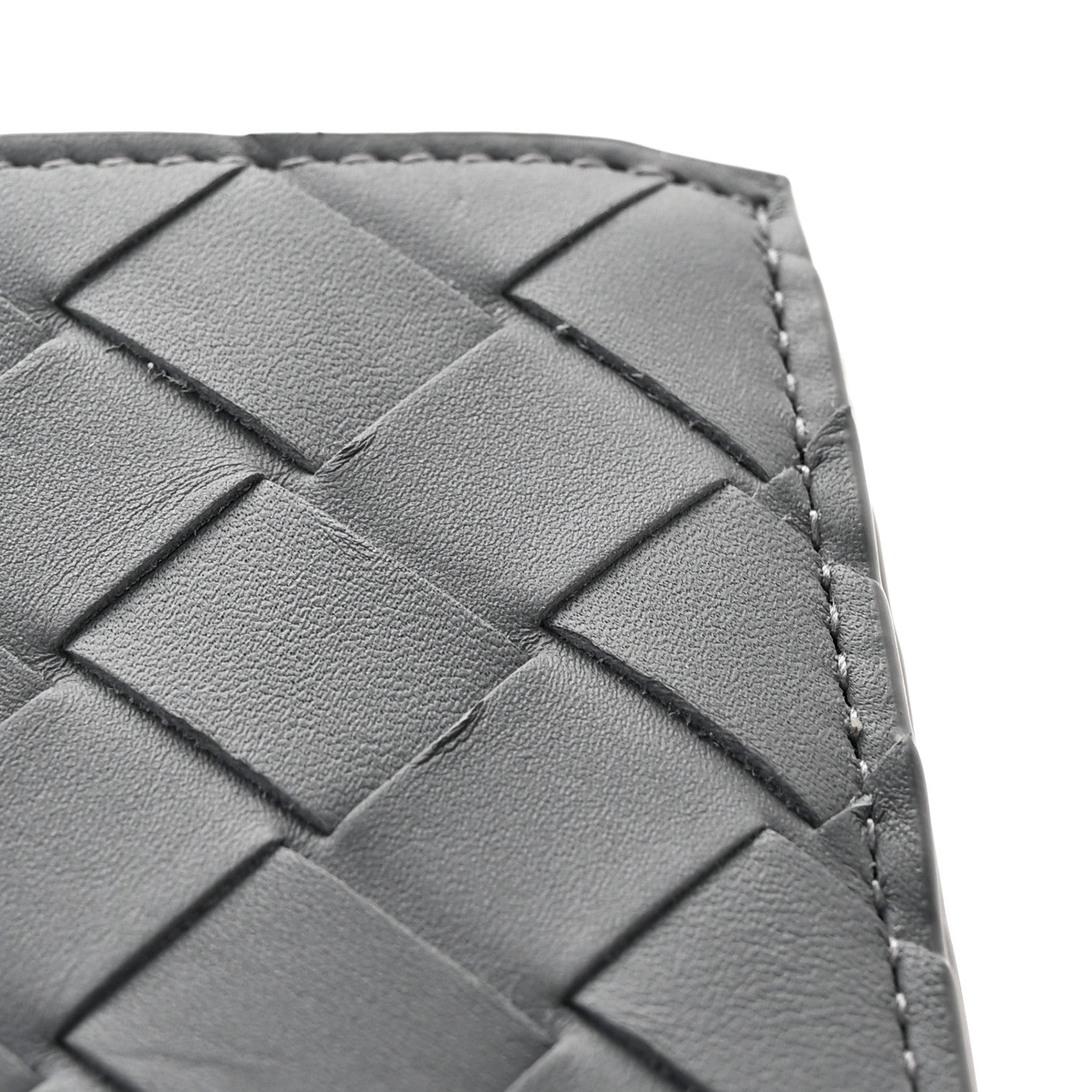 Bottega Veneta Nappa Maxi Intrecciato Bi-Fold Wallet Thunder 7 of 10
