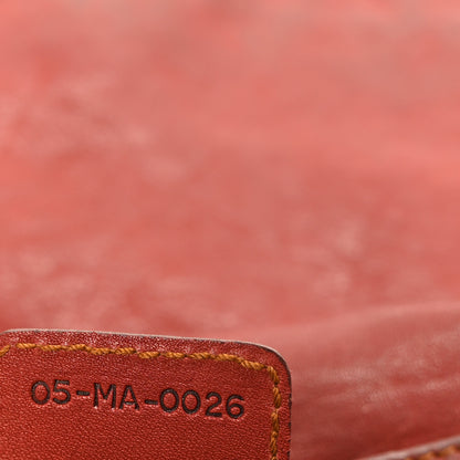 Christian Dior Calfskin Medium Gaucho Double Saddle Bag Red 7 of 10