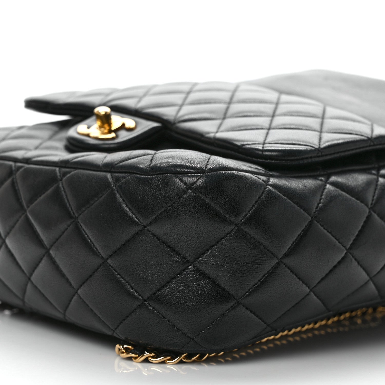 Chanel Lambskin Quilted Large In Seoul Backpack Black 8 of 10