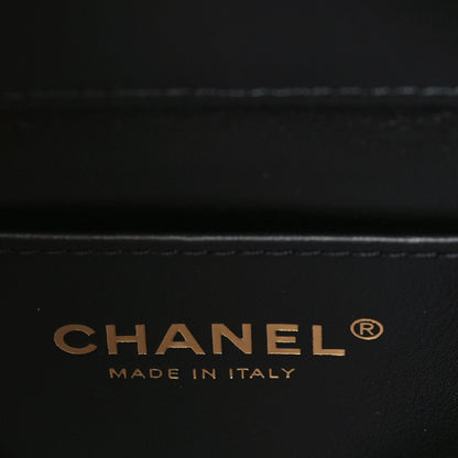 Chanel Lambskin Enamel Strass Quilted Mini Paris Monaco Flap Black 6 of 9