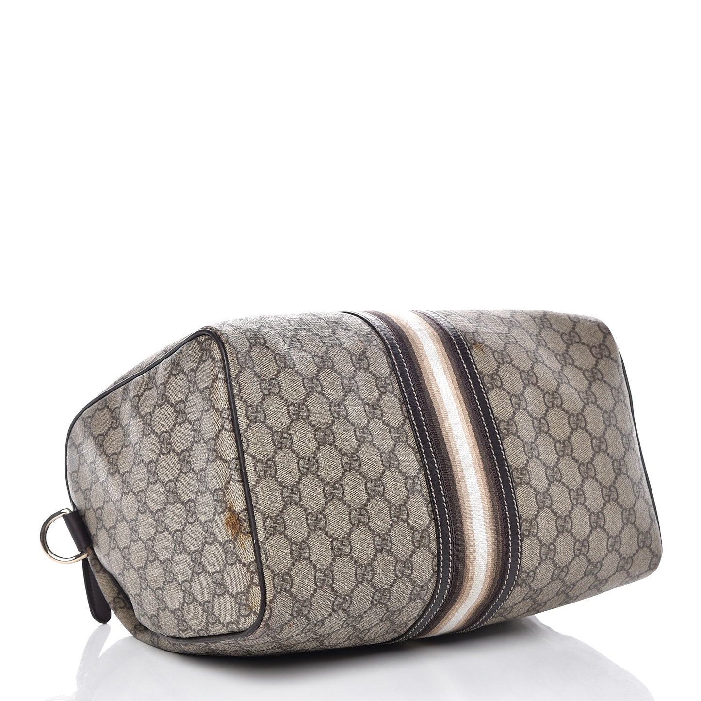 GG Plus Monogram Web Medium Joy Boston Dark Brown