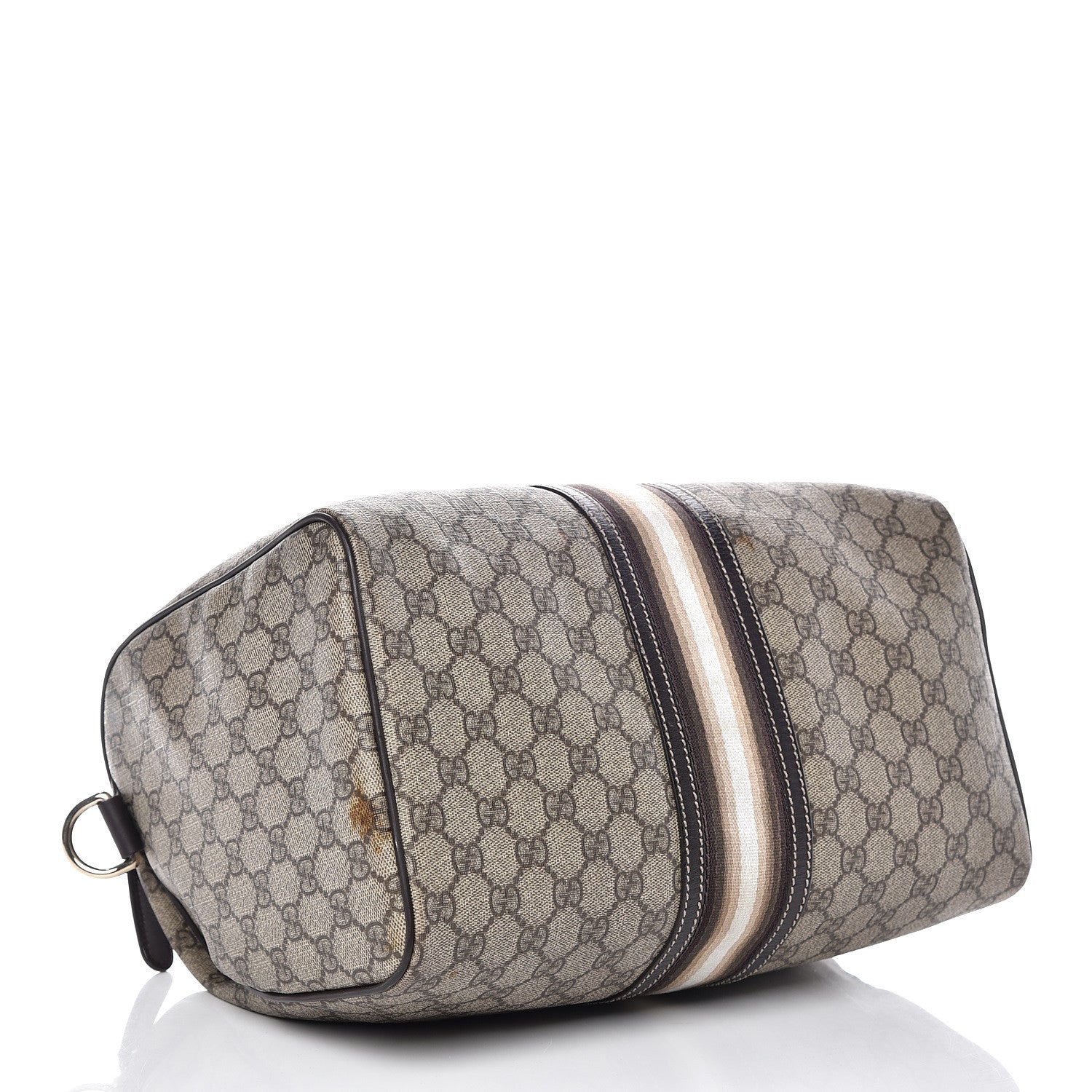 Gucci GG Plus Monogram Web Medium Joy Boston Dark Brown 4 of 17