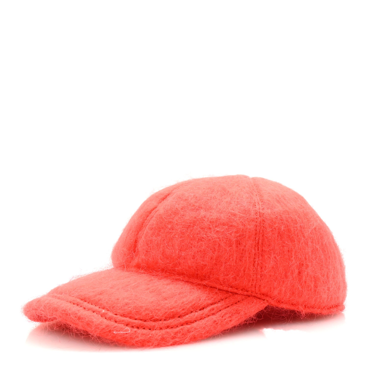 Gucci Mohair GG Lauren Baseball Hat S Orange 1 of 8