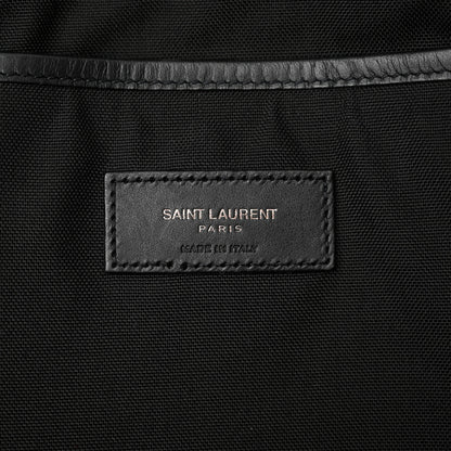 Saint Laurent Canvas City Backpack Black White 6 of 10