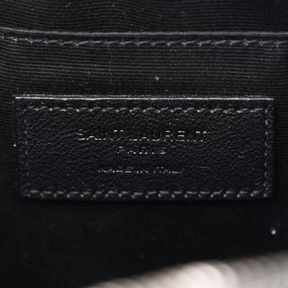 Saint Laurent Calfskin Matelasse Monogram Lou Camera Bag Black 6 of 11