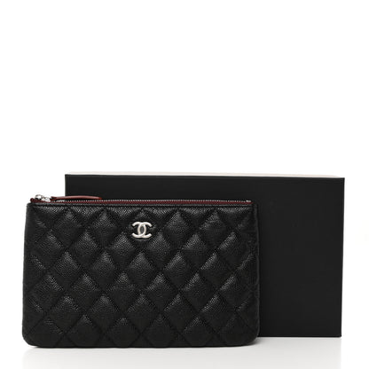 Chanel Caviar Quilted Cosmetic Case Black 8 of 8