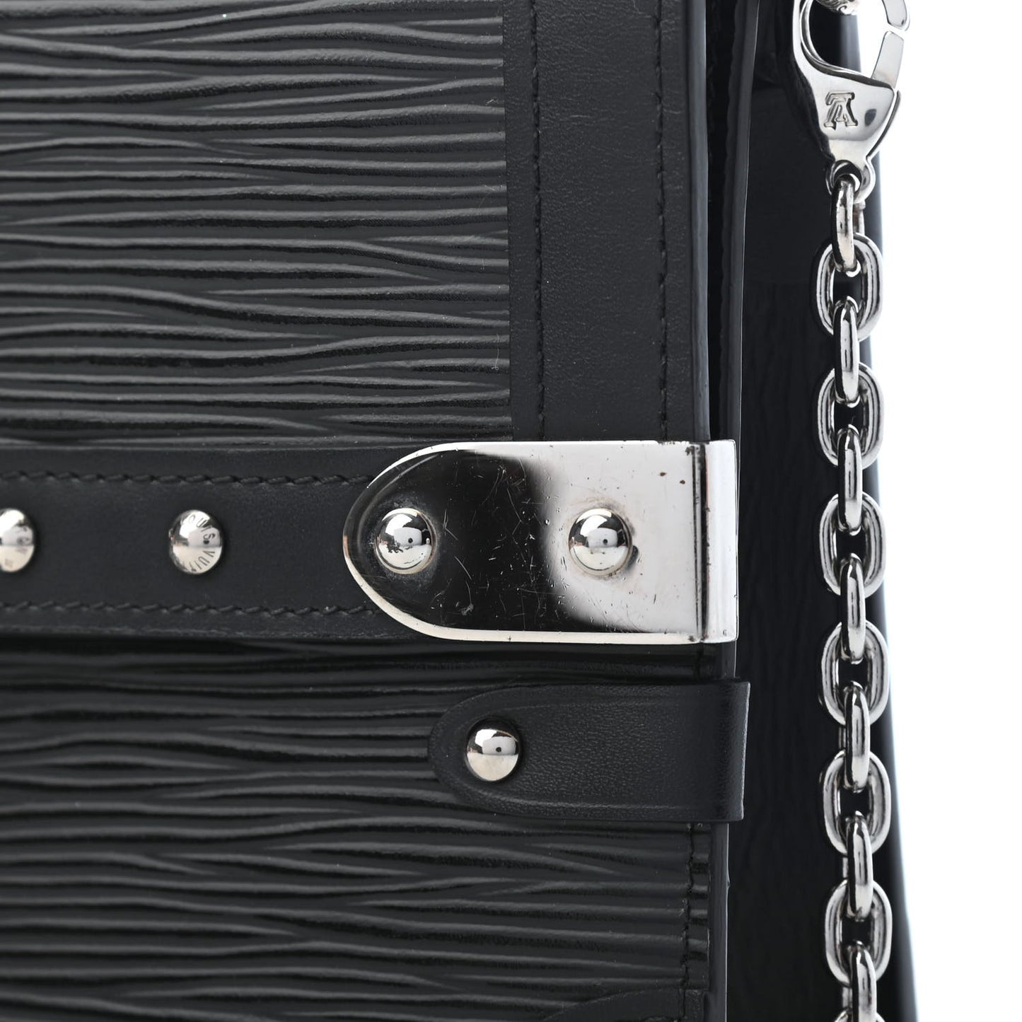 Epi Trunk Chain Wallet Black