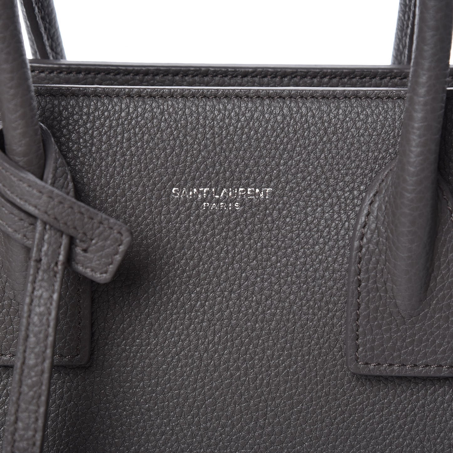 Grained Calfskin Baby Sac De Jour Souple Earth