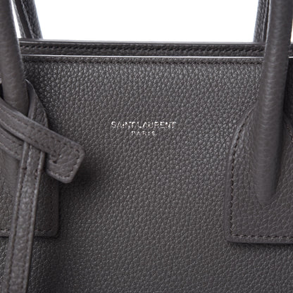 Saint Laurent Grained Calfskin Baby Sac De Jour Souple Earth 6 of 10
