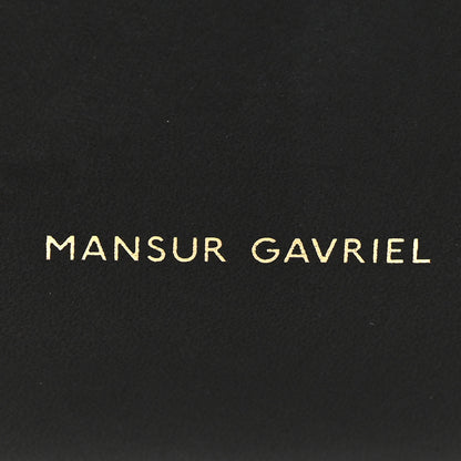 Mansur Gavriel Vegetable Tanned Calfskin Bucket Bag Black Ballerina 7 of 10