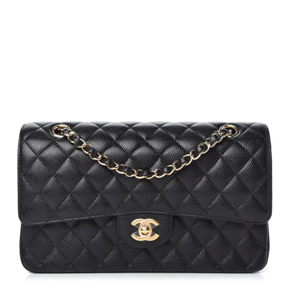Chanel Caviar Quilted Medium Double Flap Black 1 of 11