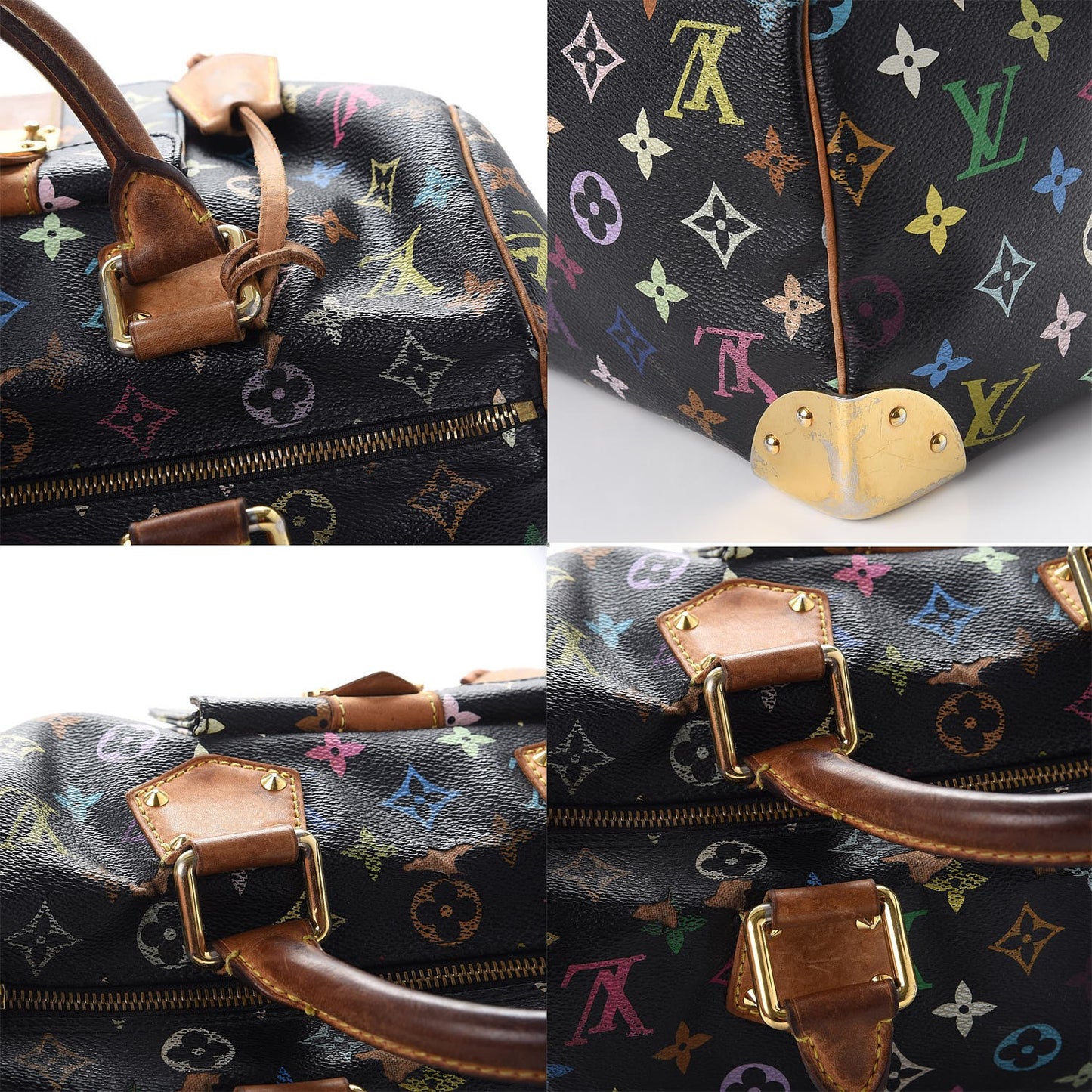 Monogram Multicolor Speedy 30 Black