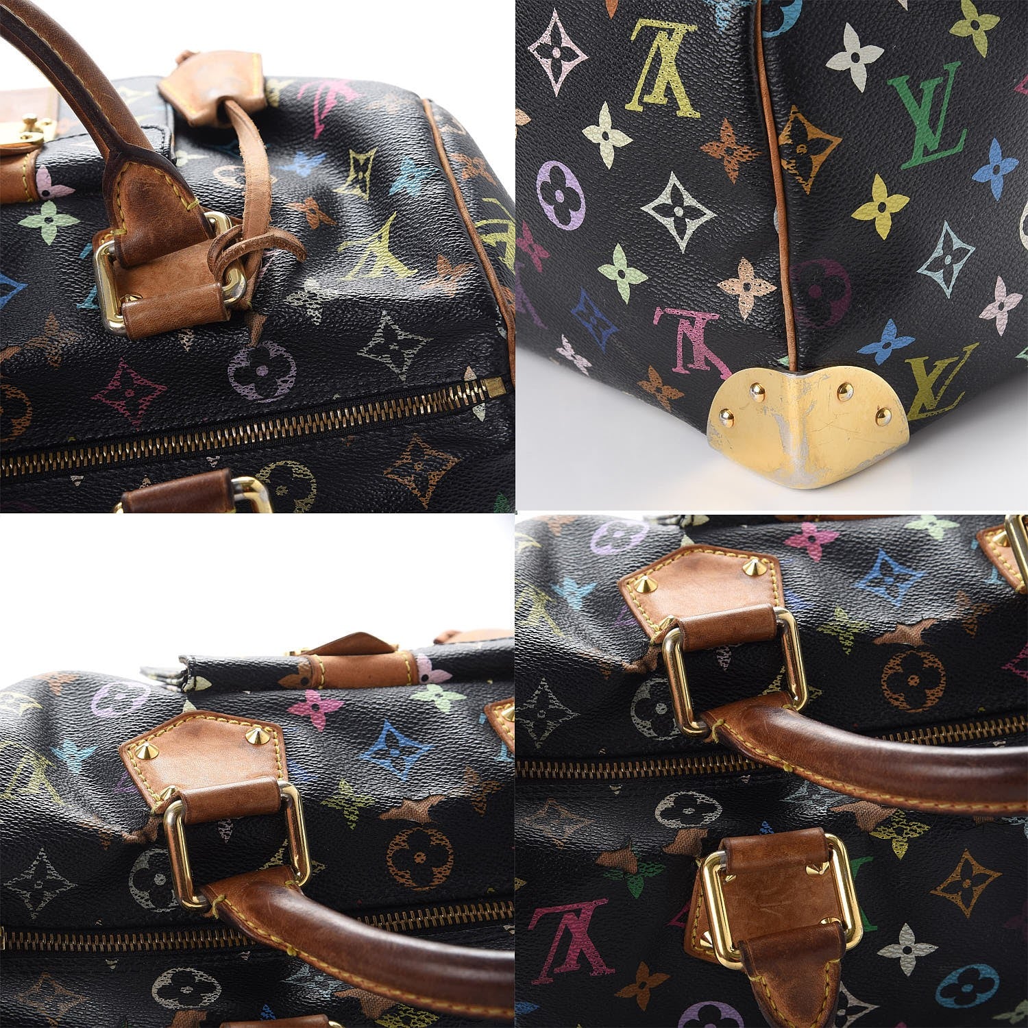 Louis Vuitton Monogram Multicolor Speedy 30 Black 11 of 11