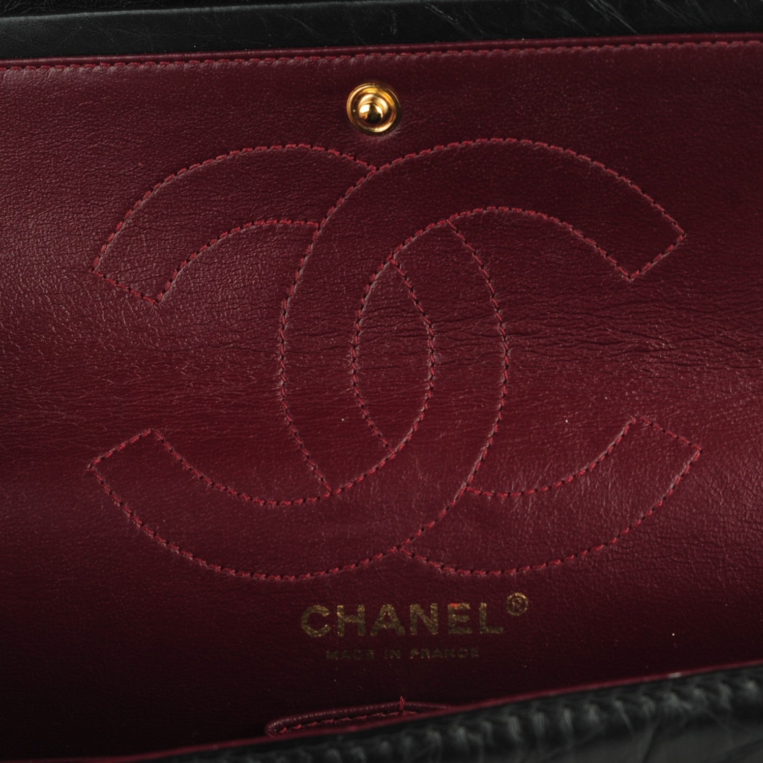 Chanel Aged Calfskin Quilted 2.55 Reissue 226 Flap Black 6 of 7