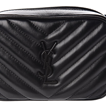 Saint Laurent Calfskin Matelasse Monogram Lou Belt Bag Black 10 of 10