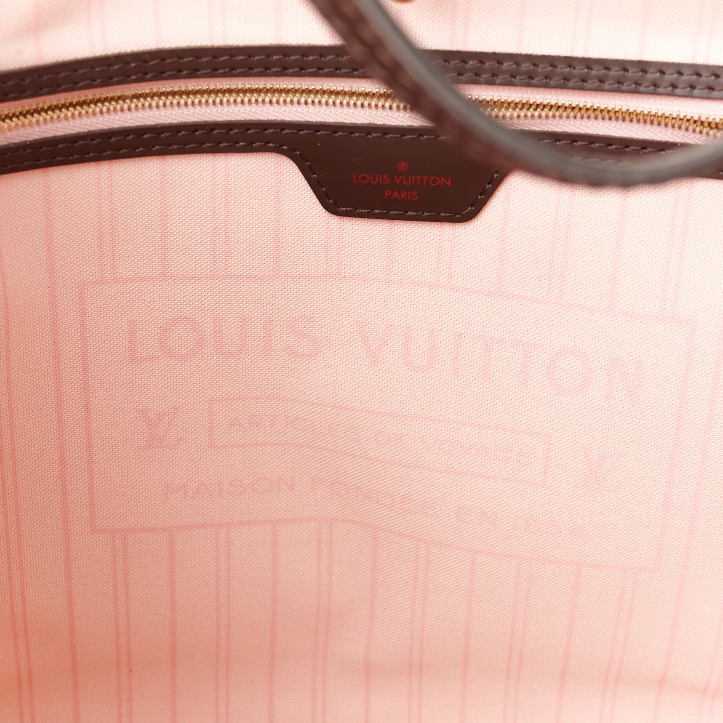 Damier Ebene Neo Neverfull MM Rose Ballerine
