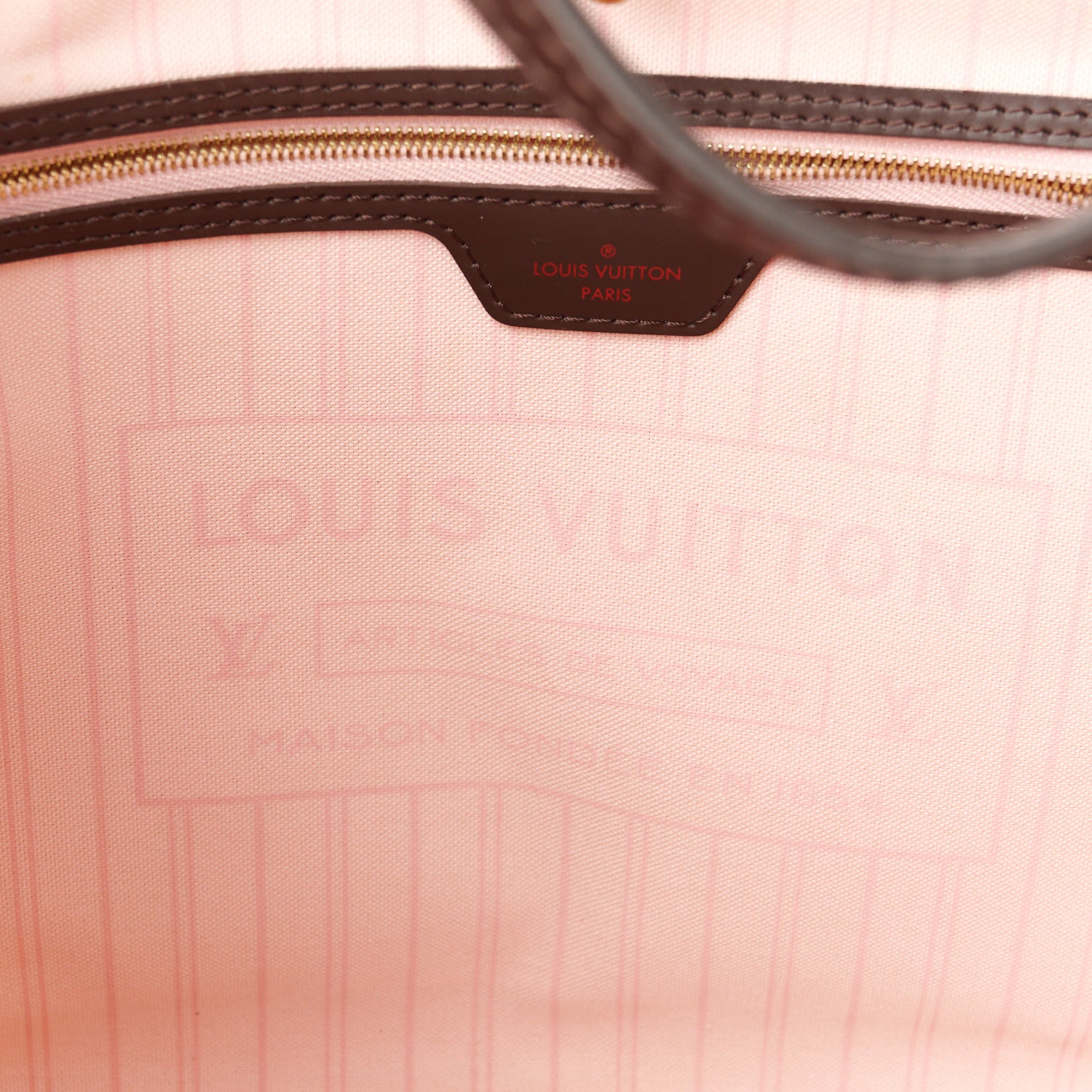 Louis Vuitton Damier Ebene Neo Neverfull MM Rose Ballerine 7 of 16