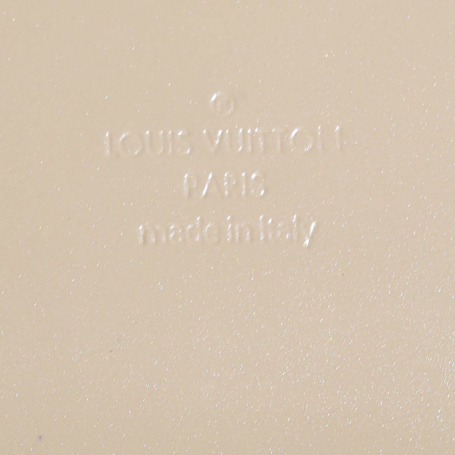 Patent Sobe Clutch Blanc Corail