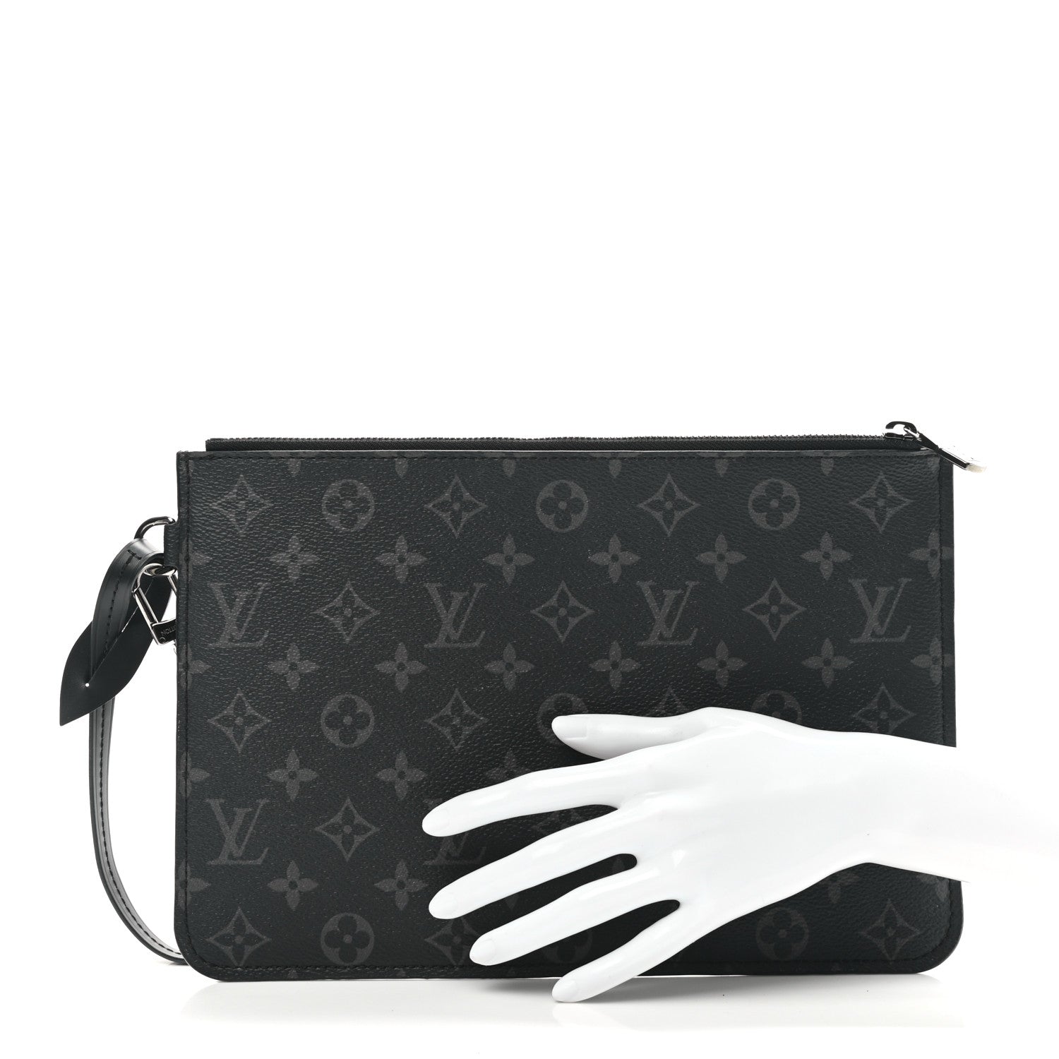 Louis Vuitton Monogram Eclipse Fragment Cabas Light Pochette 2 of 8