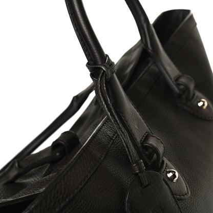 Gucci Calfskin Large Web Heritage Tote Dark Brown 18 of 28