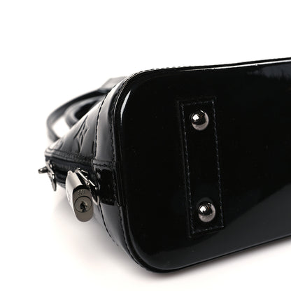 Louis Vuitton Vernis Alma BB Noir Magnetique 7 of 8