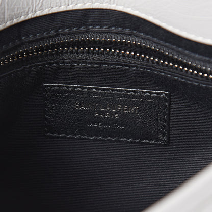 Saint Laurent Crinkled Calfskin Matelasse Monogram Niki Chain Wallet Granite 5 of 8
