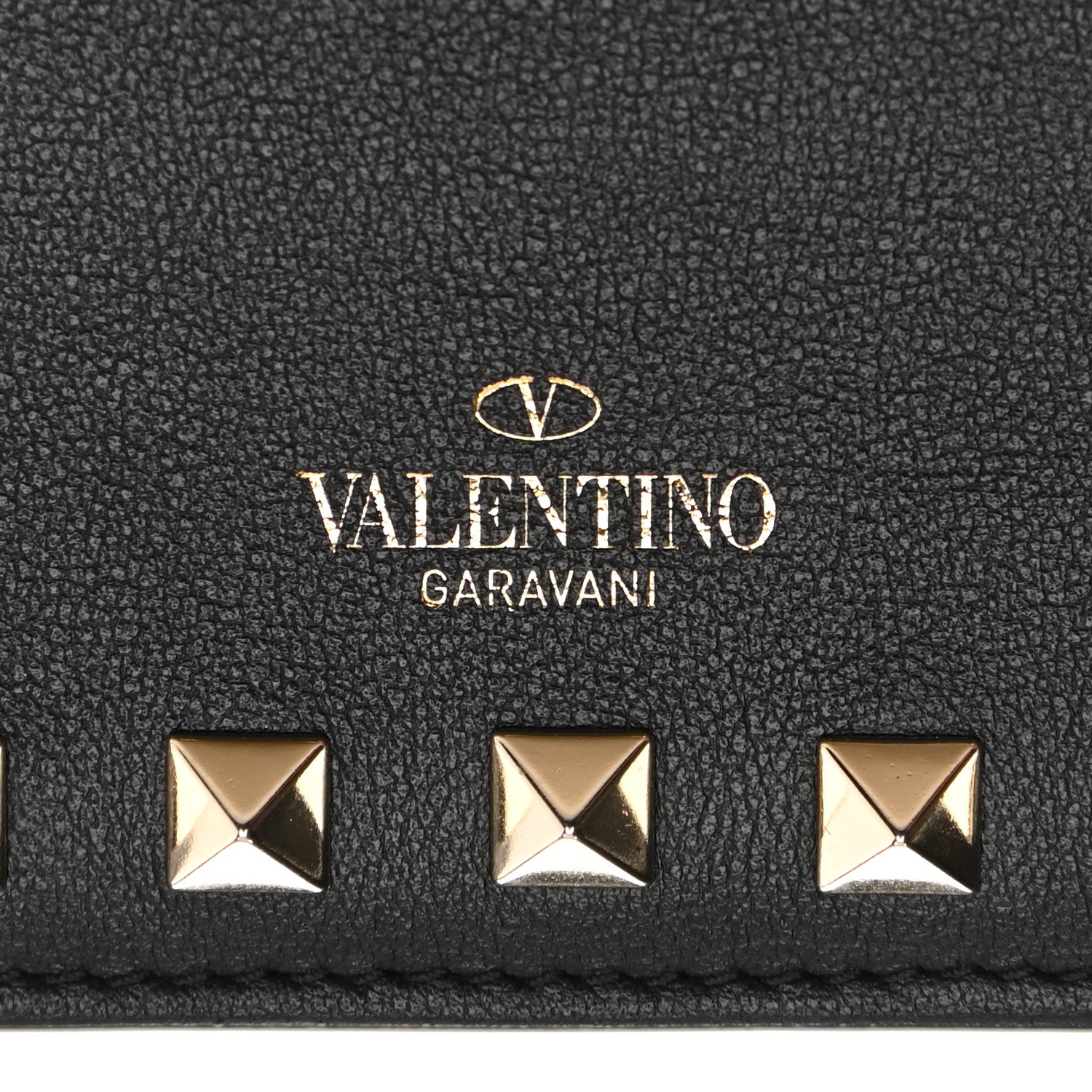 Valentino Garavani Calfskin Rockstud Phone Case With Chain Black 11 of 25