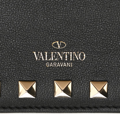 Valentino Garavani Calfskin Rockstud Phone Case With Chain Black 11 of 25