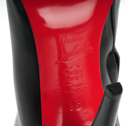 Christian Louboutin Calfskin 100 Paris Ankle Boots 36 Black 6 of 7