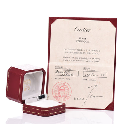Cartier 18K White Gold 5.5mm LOVE Ring 57 8 5 of 5