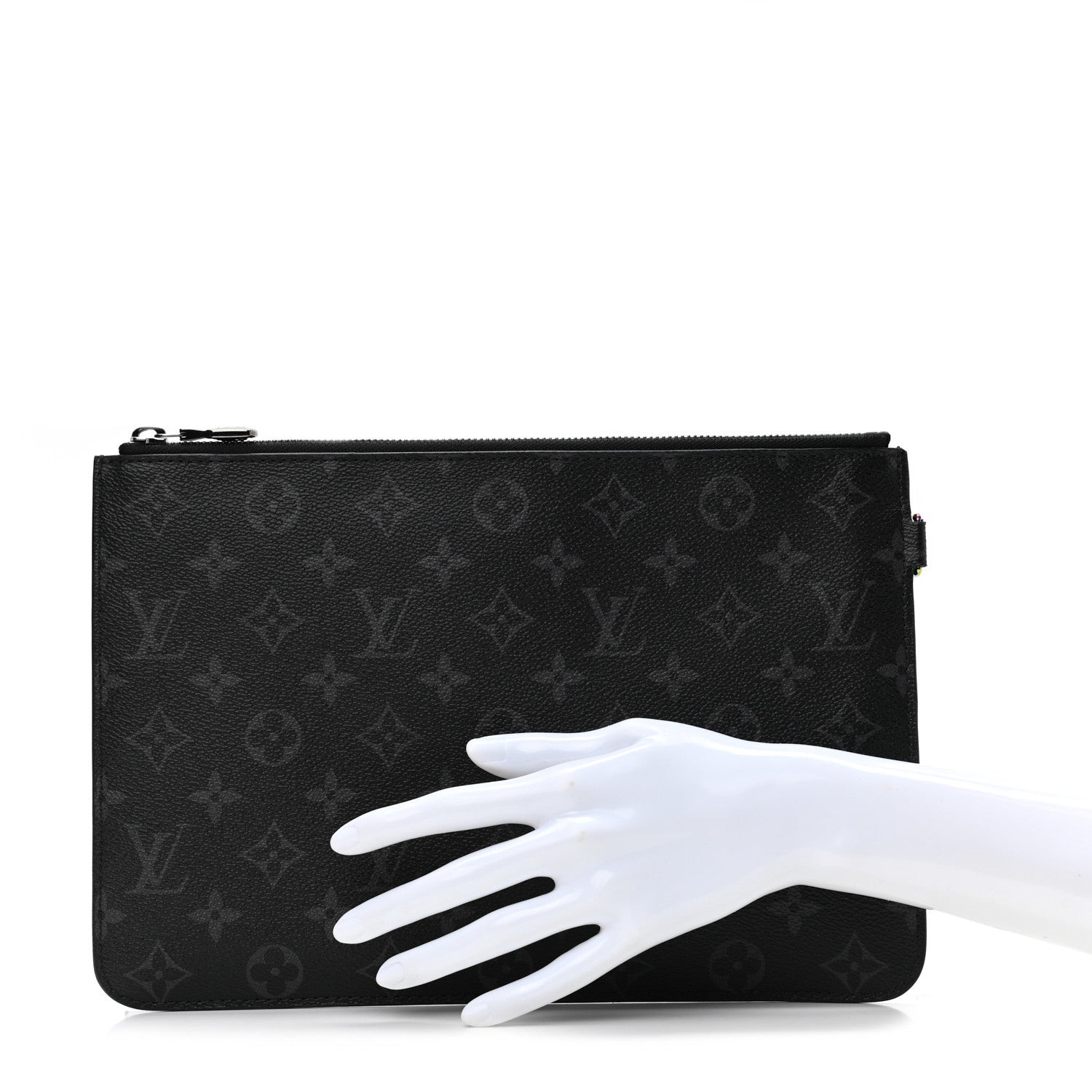 Louis Vuitton Monogram Eclipse Fragment Cabas Light Pochette 2 of 6