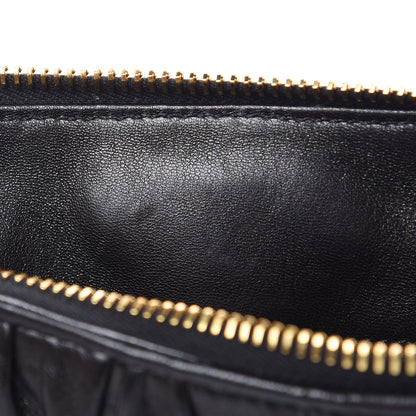 Prada Nappa Gaufre Chain Shoulder Bag Black 10 of 10