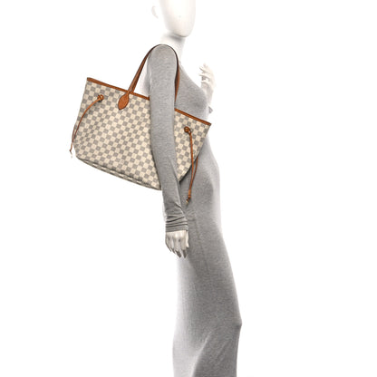 Louis Vuitton Damier Azur Neverfull MM 2 of 10