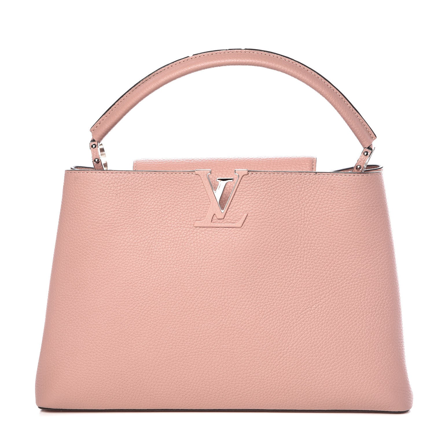 Louis Vuitton Taurillon Capucines MM Magnolia 1 of 10