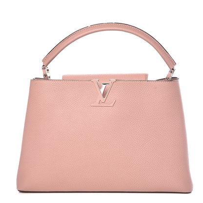 Louis Vuitton Taurillon Capucines MM Magnolia 1 of 10