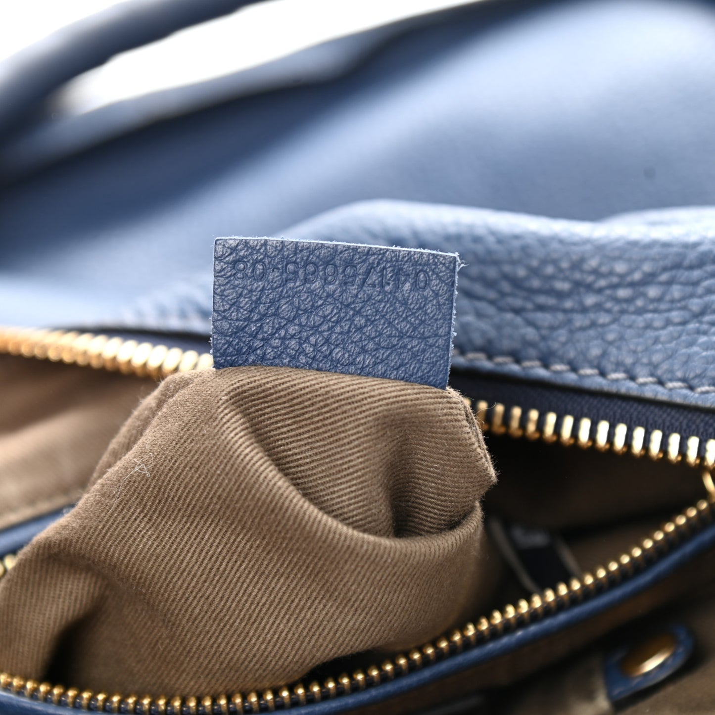 Calfskin Medium Marcie Satchel Blue